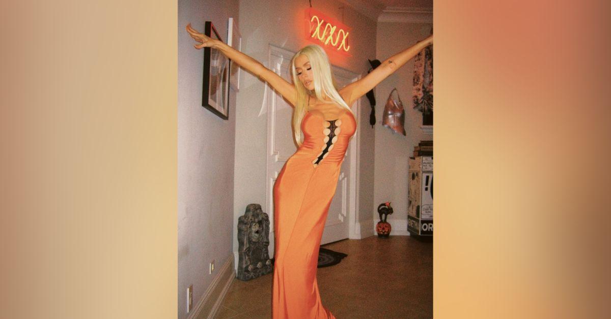 christina aguilera sultry halloween dress ozempic rumors