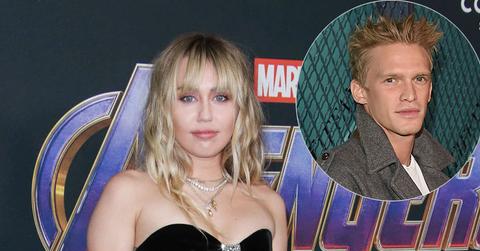 Miley Cyrus With Cody Simpson Inset
