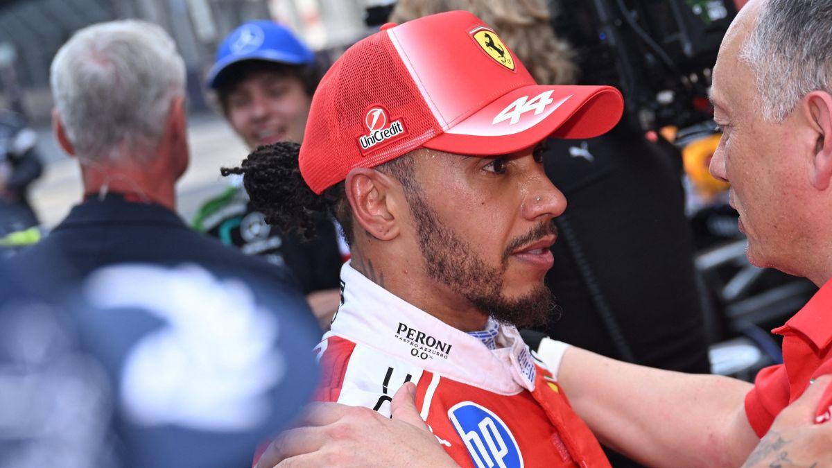 Image of Hamilton revealed the injury left him unable to do much for around nine weeks.