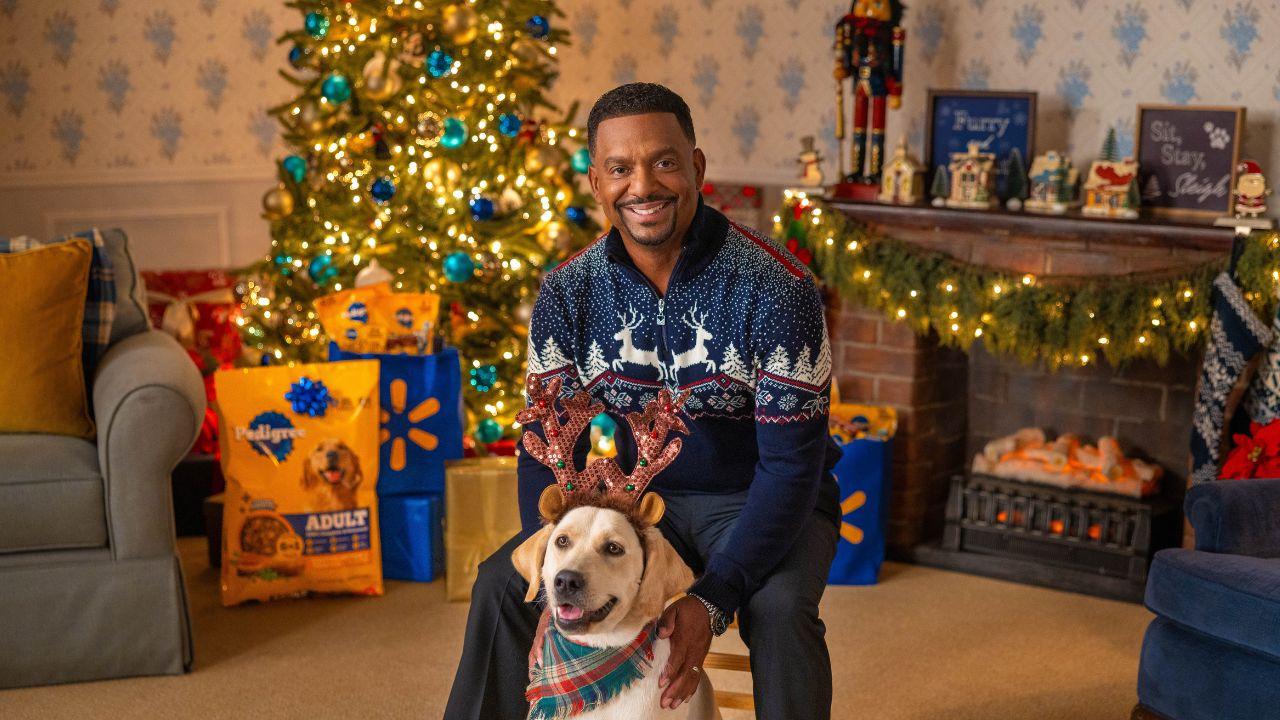 image of The star is excited to bring his pup to the portrait studio.