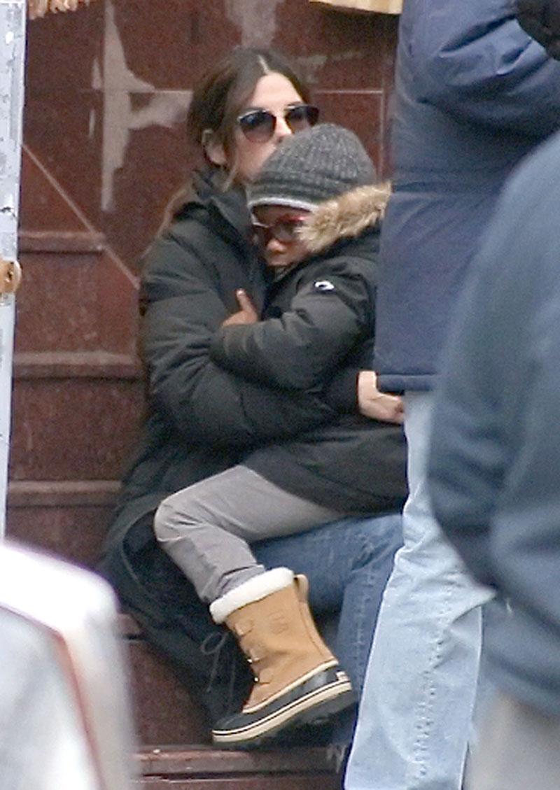 sandra bullock son louis sweet moment 06