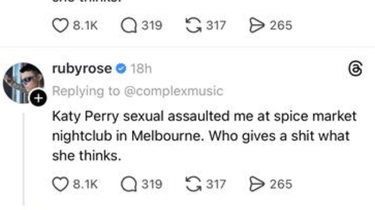 Photo of The Australian actress said she kept the story a secret because Katy Perry helped her get a U.S. visa.