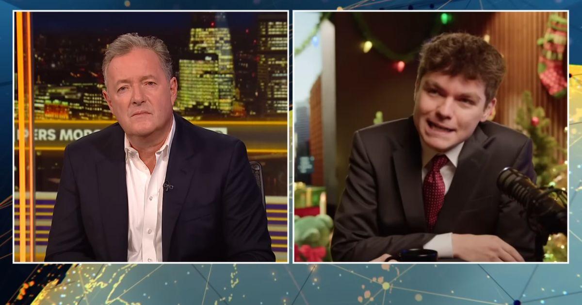 image of Piers Morgan asked Nick Fuentes whether he's 'attracted to women.'
