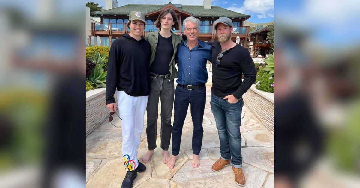 image of Pierce Brosnan has four sons