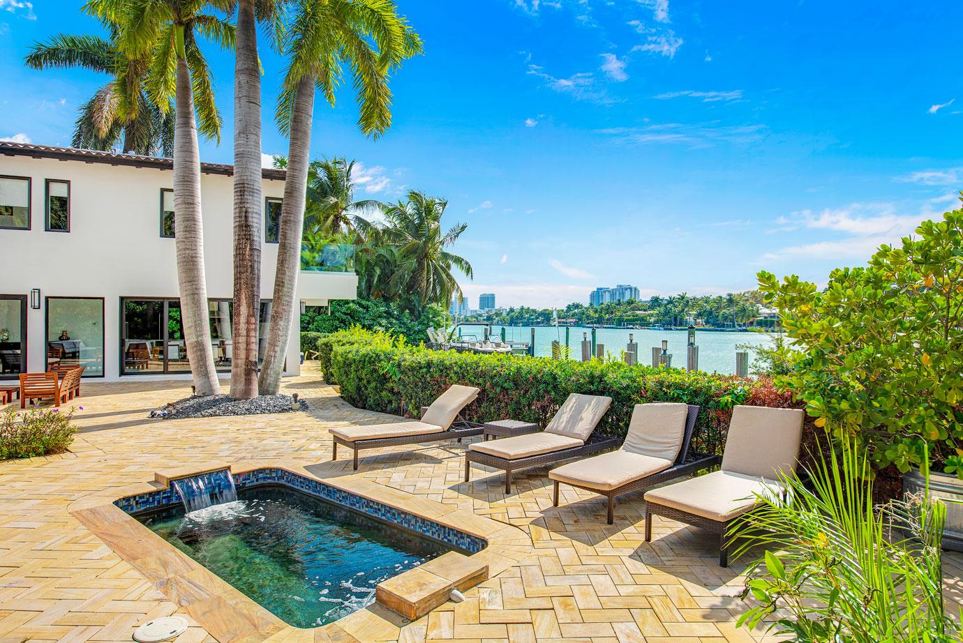 jennifer lopez ben affleck miami house rental mansion