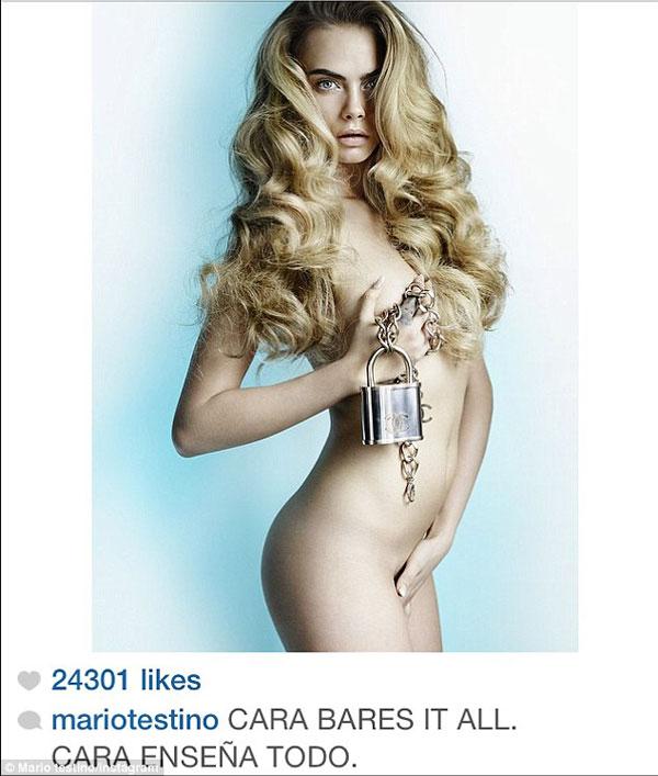 Cara delevingne naked allure