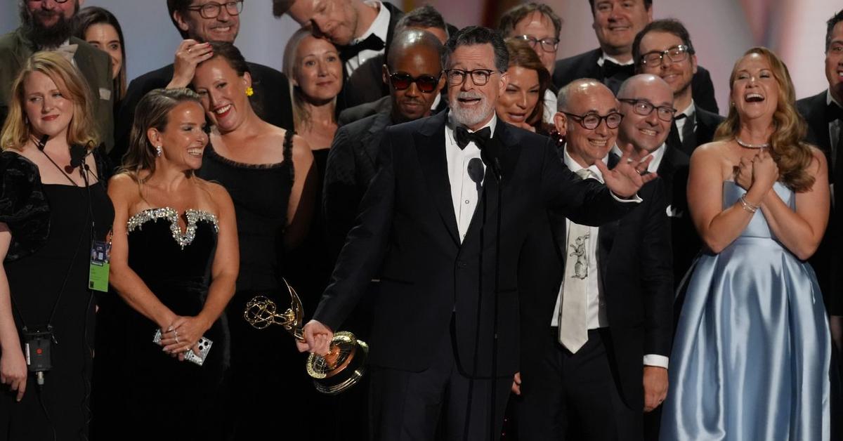 Stephen Colbert Turns 2026 Emmy Win Into Emotional Pitch for 'Late Show' Staff: 'Hire Them'