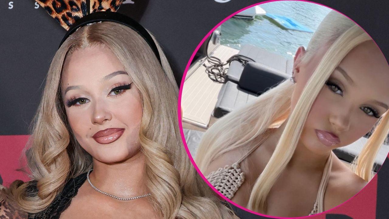 split image of Alabama Barker and Alabama Barker