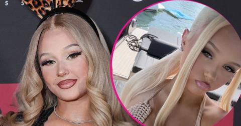 split image of Alabama Barker and Alabama Barker