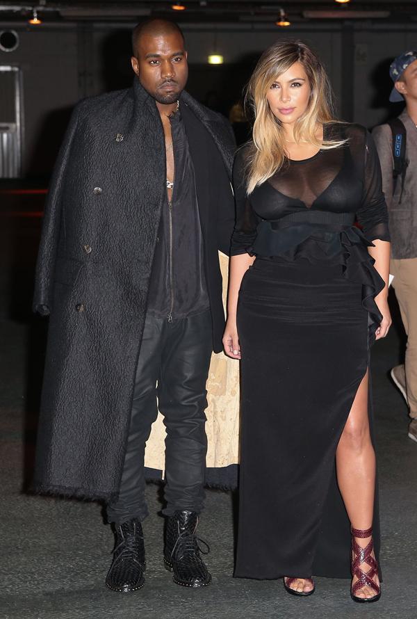 Kim Kardashian Kanye West Paris 1