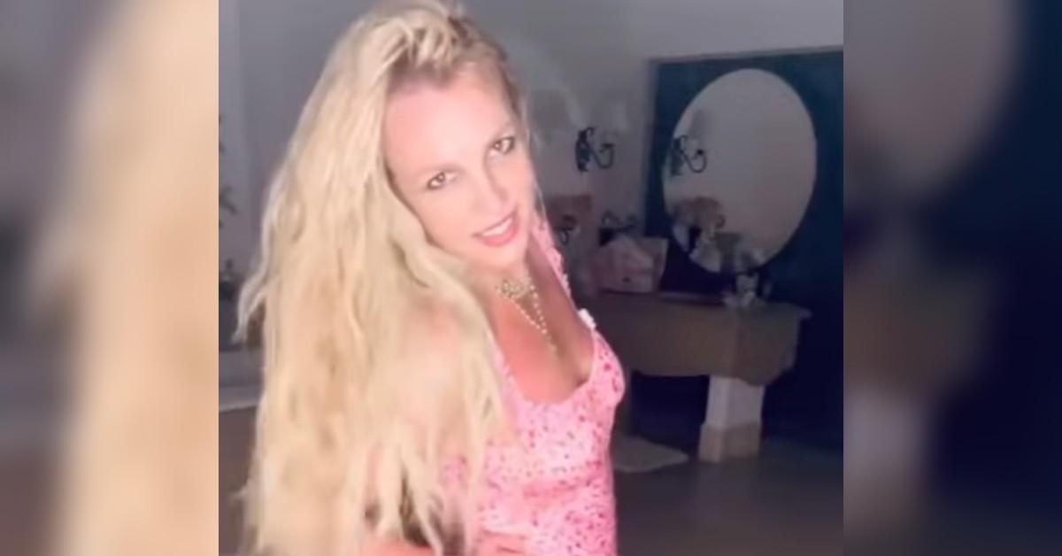 britney spears dances skintight evacuated la home wildfires watch