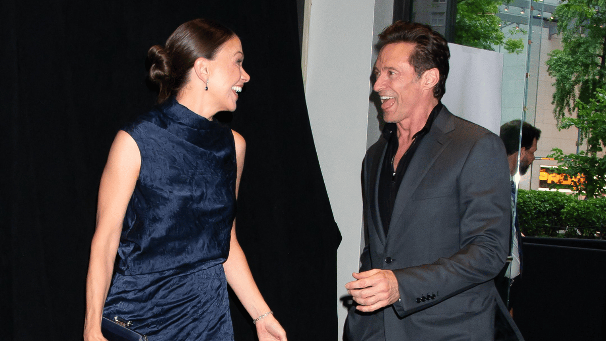 Photo of Sutton Foster and Hugh Jackman