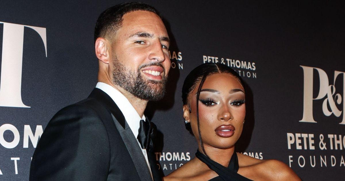 image of Megan Thee Stallion and Klay Thompson confirmed their romance in July.