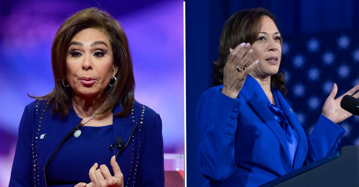 Jeanine Pirro Blasts Kamala Harris, Says She's Incapable Of Being VP'