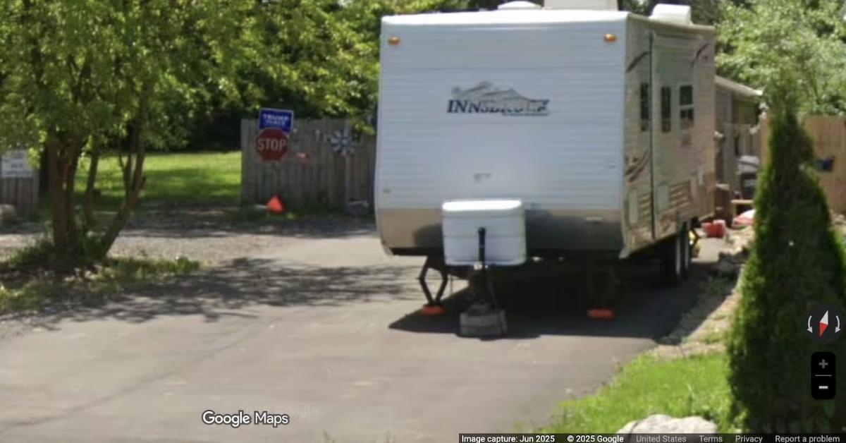 Image of the shooting suspect had a Trump sign displayed outside of his home.