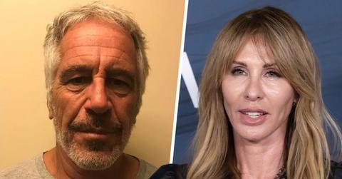 Image of Jeffrey Epstein and Carole Radziwill
