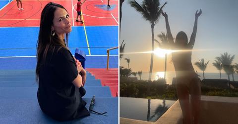 Two photos of Jordana Brewster