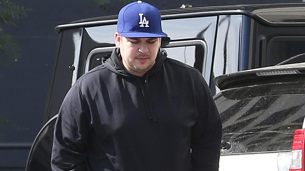 Rob kardashian depressed