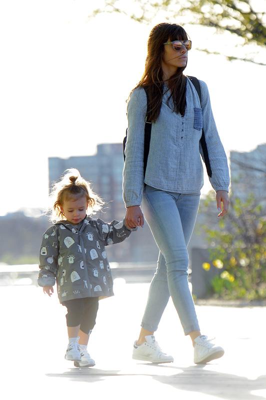 Jessica Biel and son Silas spend the afternoon at Chelsea Piers