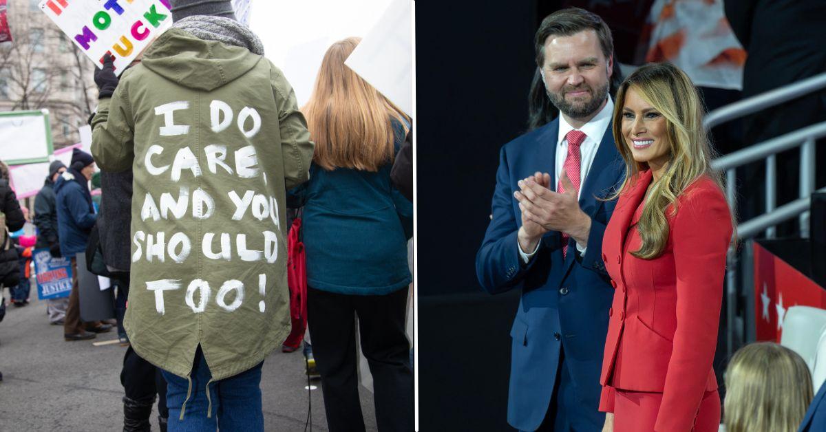 melania trump jacket silenced