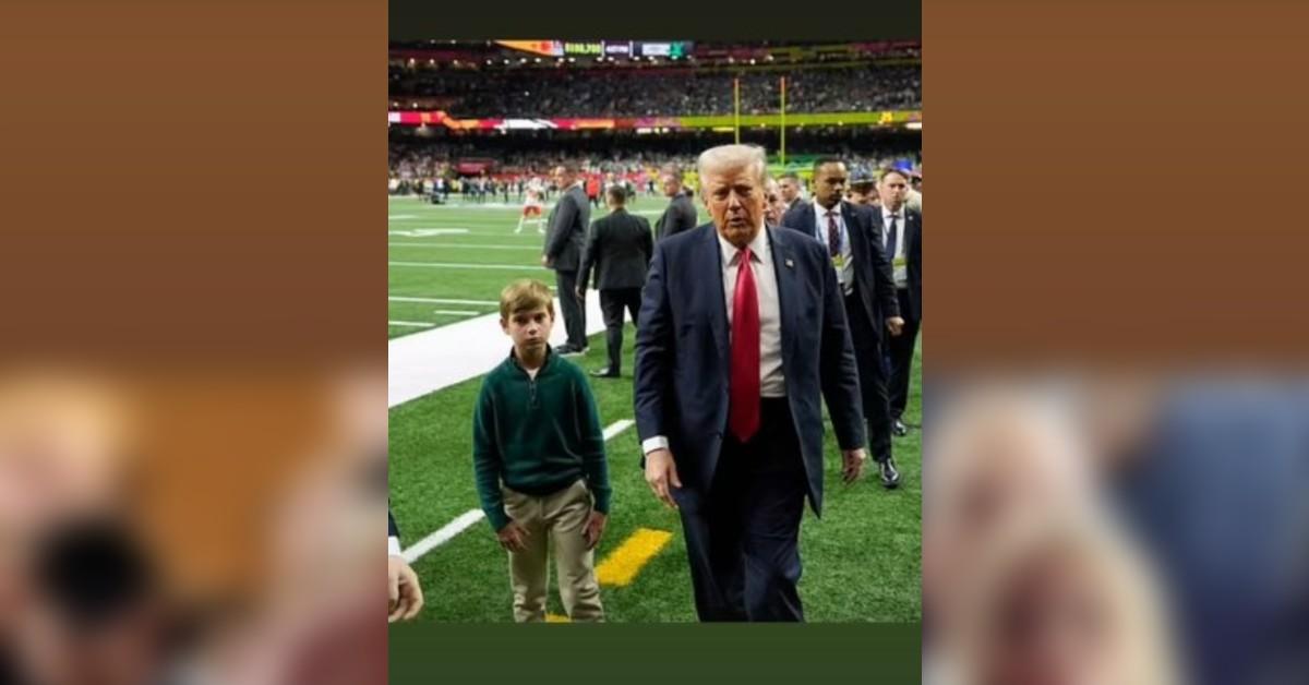 ivanka trump attends super bowl donald son theodore photos