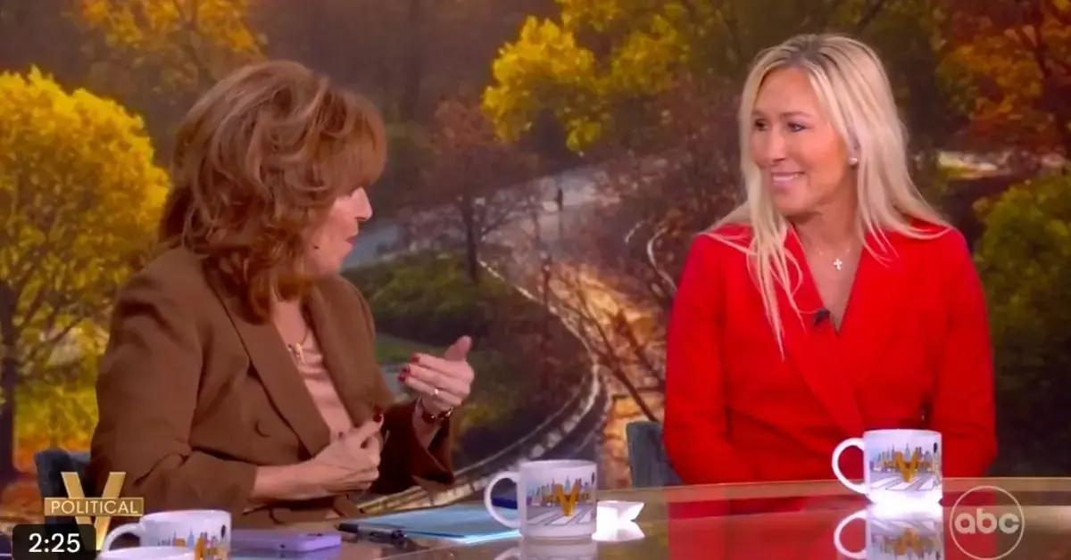 Photo of Greene and the ladies of 'The View' didn't fight when she appeared on the series.