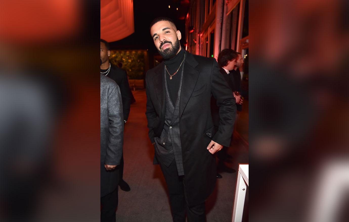 Drake in suit