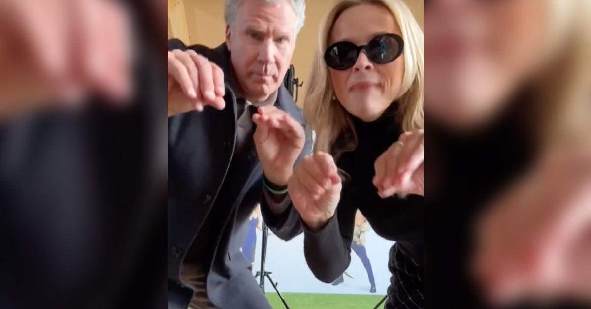 reese witherspoon kids not amused will ferrell viral dance video