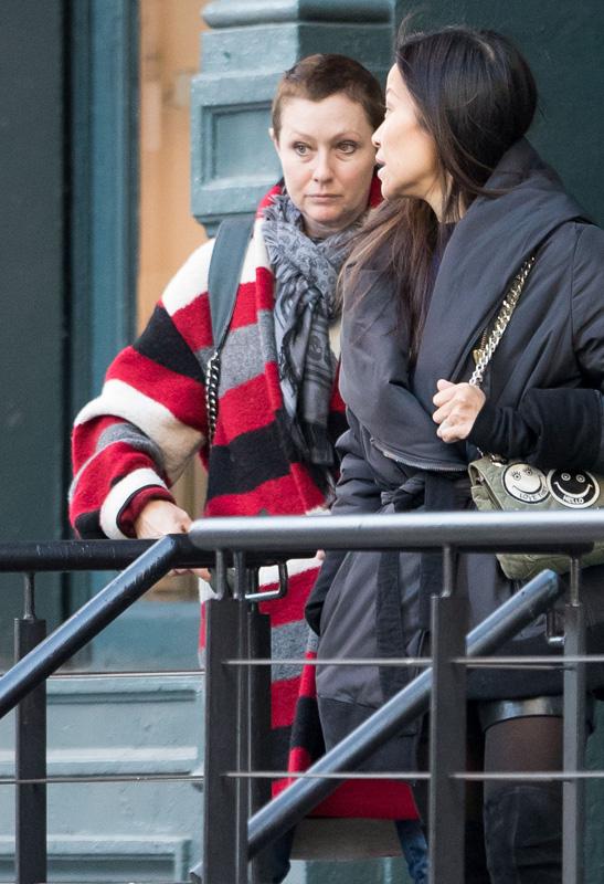 EXCLUSIVE: Shannen Doherty seen in New York.