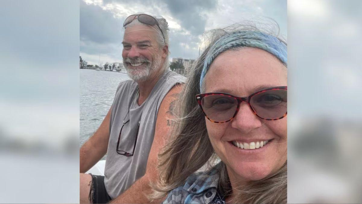 image of Brian Hooker claims his wife fell from their small motorboat on the evening of Saturday, April 4.