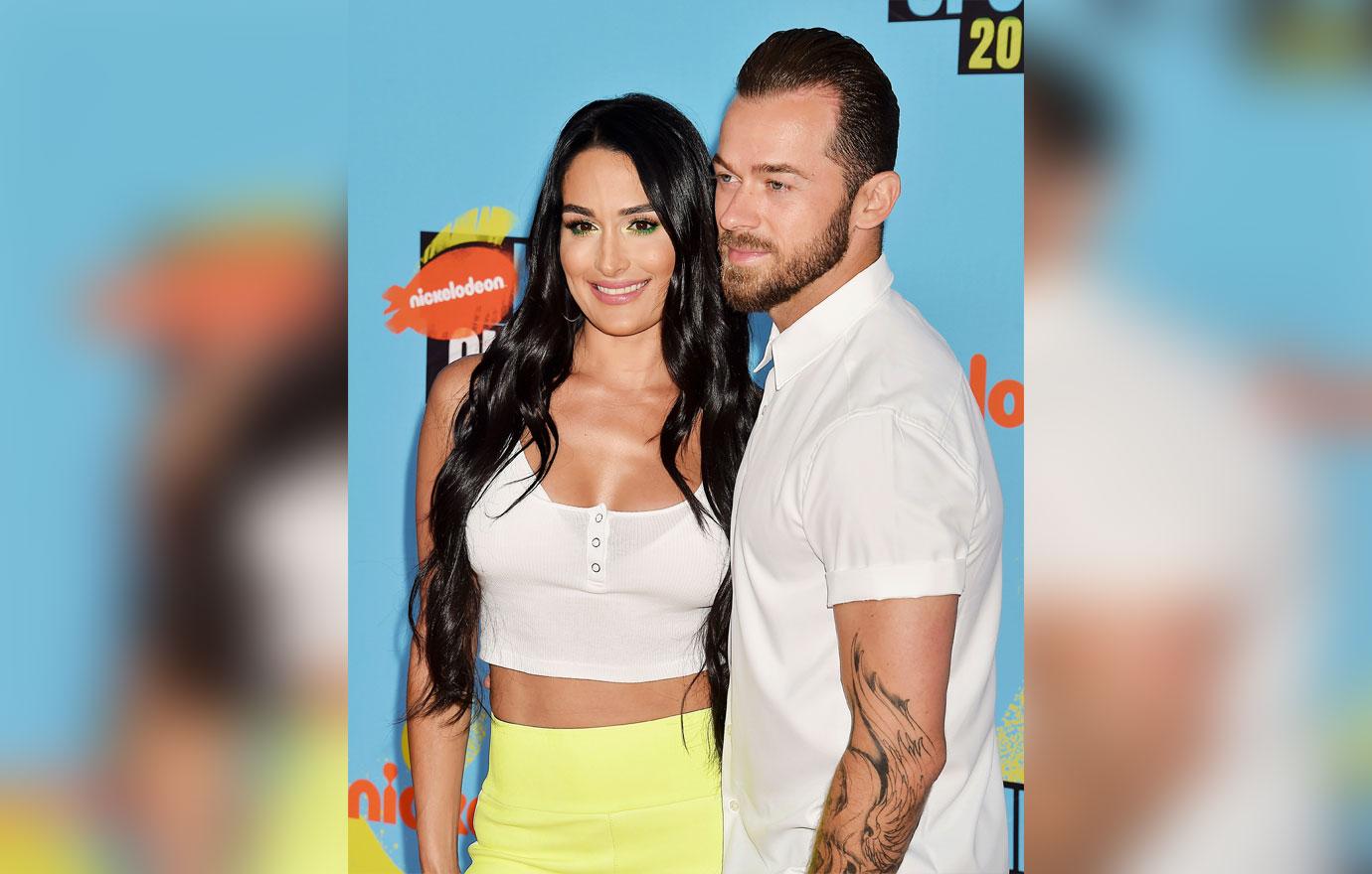 Nikki Bella is a bombshell in busty LBD after dishing that beau Artem  Chigvintsev has 'baby fever