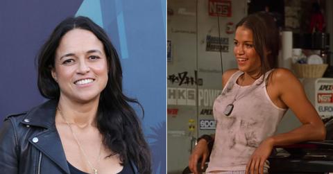 Split photo of Michelle Rodriguez