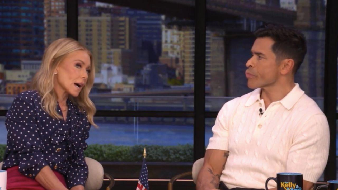 Image of Mark Consuelos admitted he barely uses the 'body oil.'