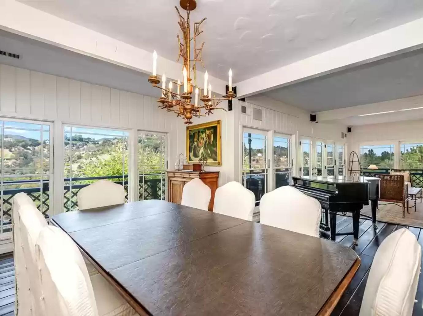 brooke shields dining room