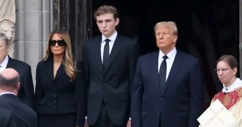 melania trump barron harvard admission hoax joke white house