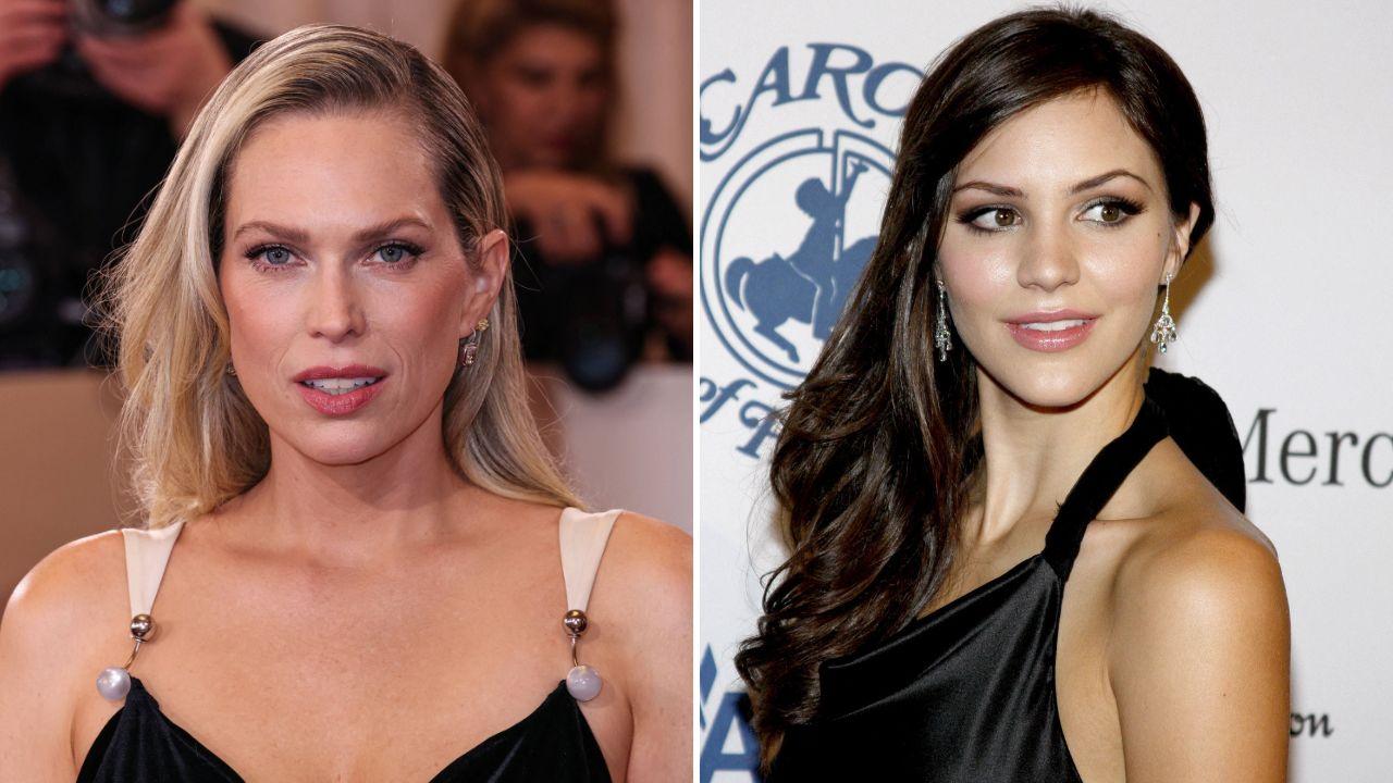 Split photo of Erin Foster and Katharine McPhee