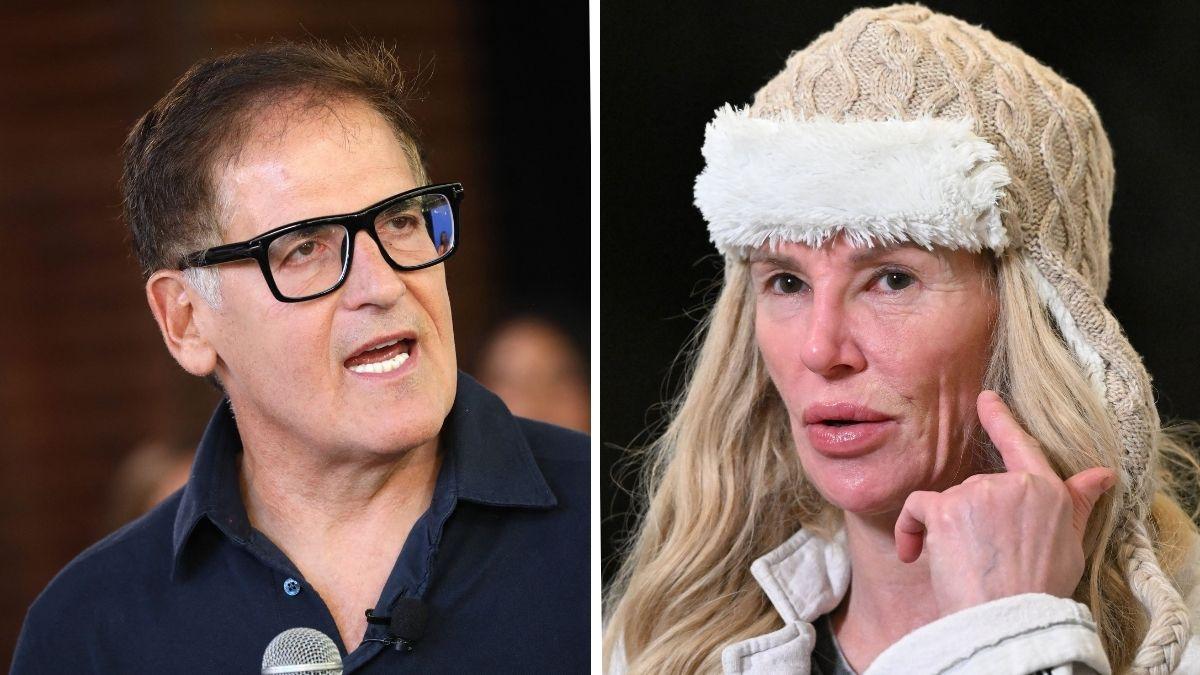 Photo of Brandi Glanville and Mark Cuban