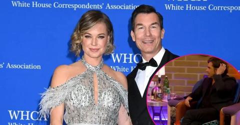 Composite photo of Rebecca Romijn, Jerry O'Connell and John Stamos