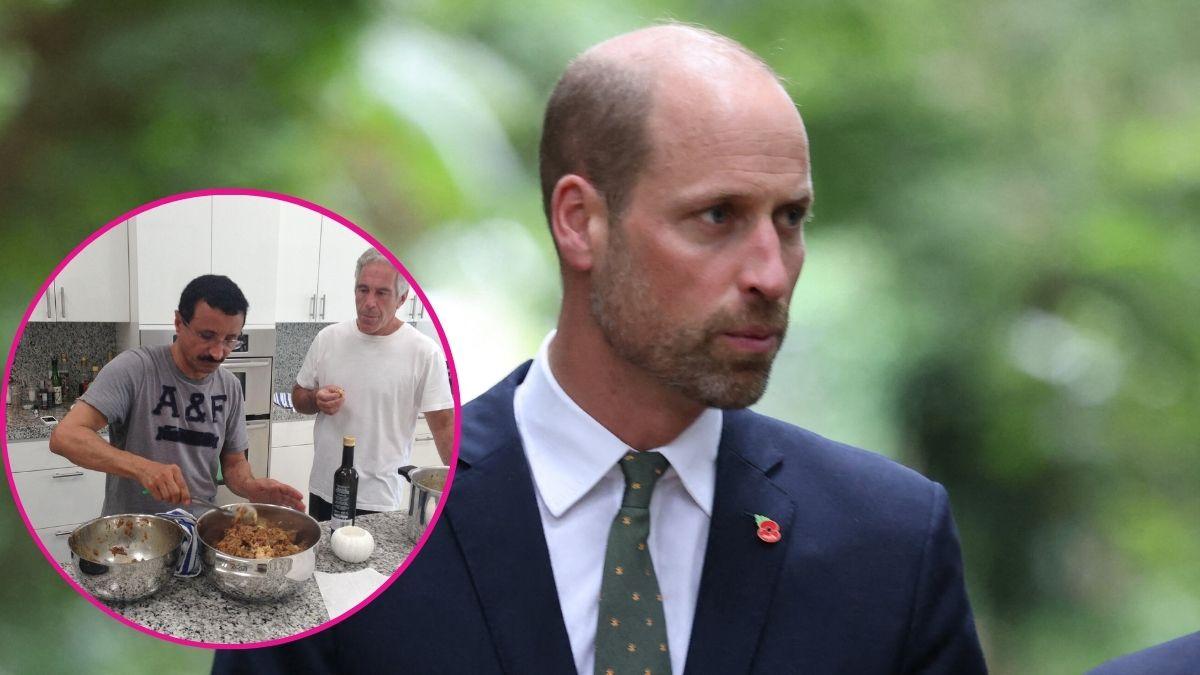 composite photo of prince william and jeffrey epstein with Sultan Ahmed bin Sulayem