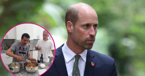 composite photo of prince william and jeffrey epstein with Sultan Ahmed bin Sulayem