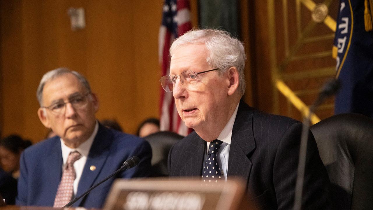 photo of Mitch McConnell admitted his recovery has been a 'long and often frustrating process.'