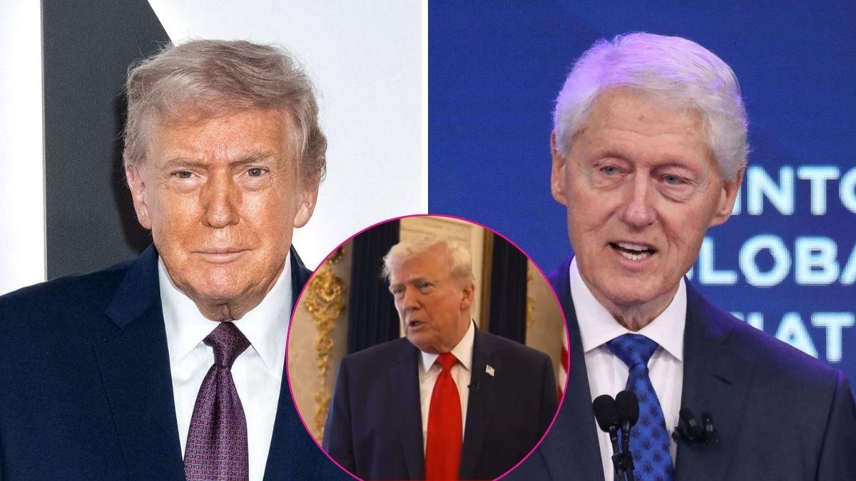 donald trump defends bill clinton epstein scandal