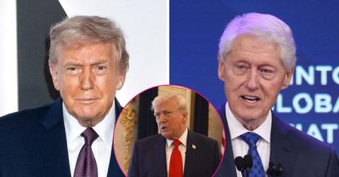 donald trump defends bill clinton epstein scandal
