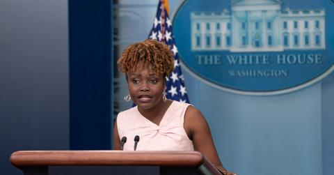 karine jean pierre snaps back question biden