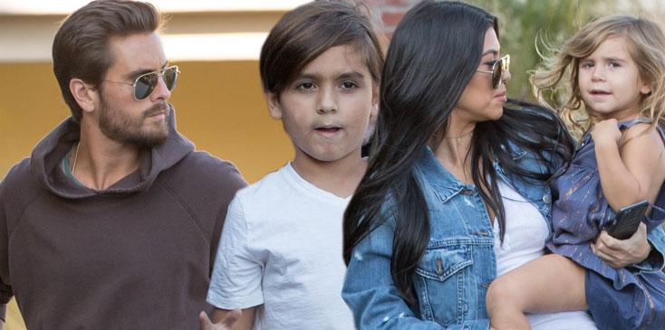 Kourtney kardashian scott disick split custody battle