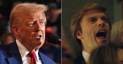 donald trump throws tantrum middle night fake apprentice movie pp