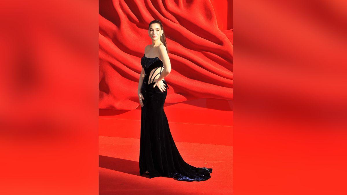 Image of Anne Hathaway promoted 'The Devil Wears Prada 2.'