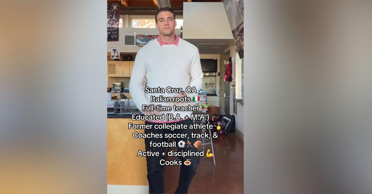 Image of Teacher Jacob Myers caught Khloé Kardashian's attention.