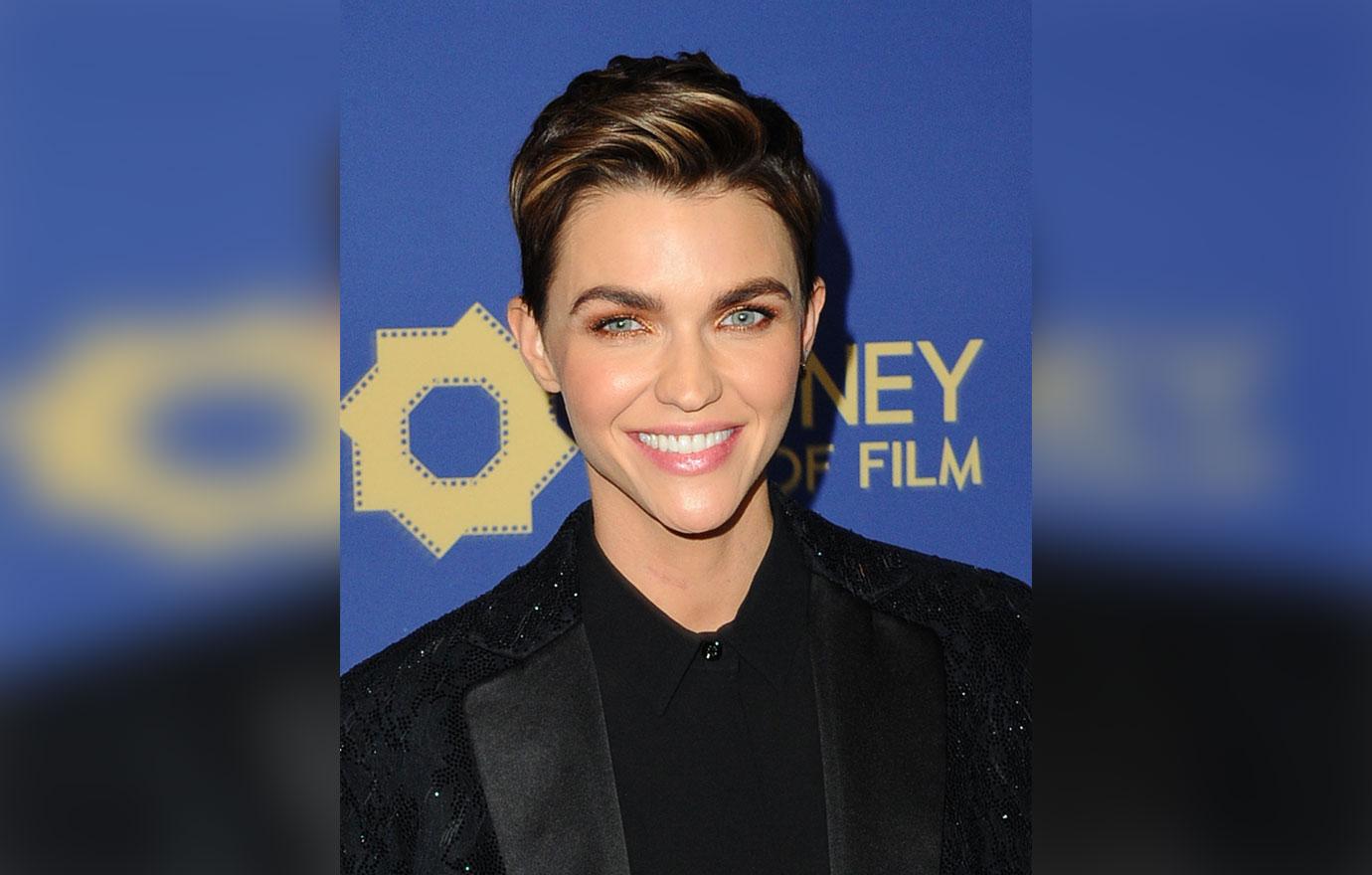 Ruby Rose Wearing Black Suit