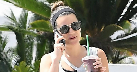 Lea Michelle Workout Leggings Photos Long